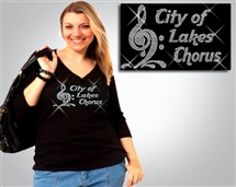 City of Lakes Rhinestone Tee Sizes XS to 3X