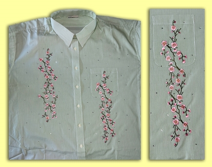 Mili Designs® Blouse Available in Sizes S to 3X #FP.OVM654