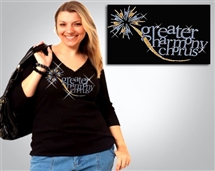 Greater Harmony Chorus Rhinestone #GHC7007 Tee Sizes XS to 3X