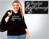 Shades of Harmony Rhinestone #SOH7007 Tee Sizes XS to 4X